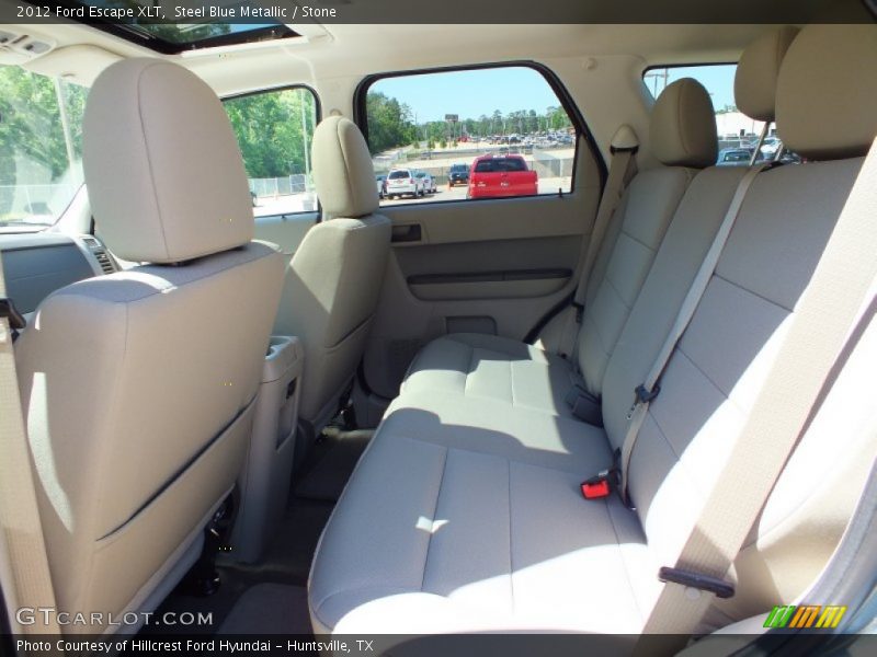 Steel Blue Metallic / Stone 2012 Ford Escape XLT