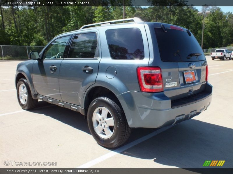Steel Blue Metallic / Stone 2012 Ford Escape XLT