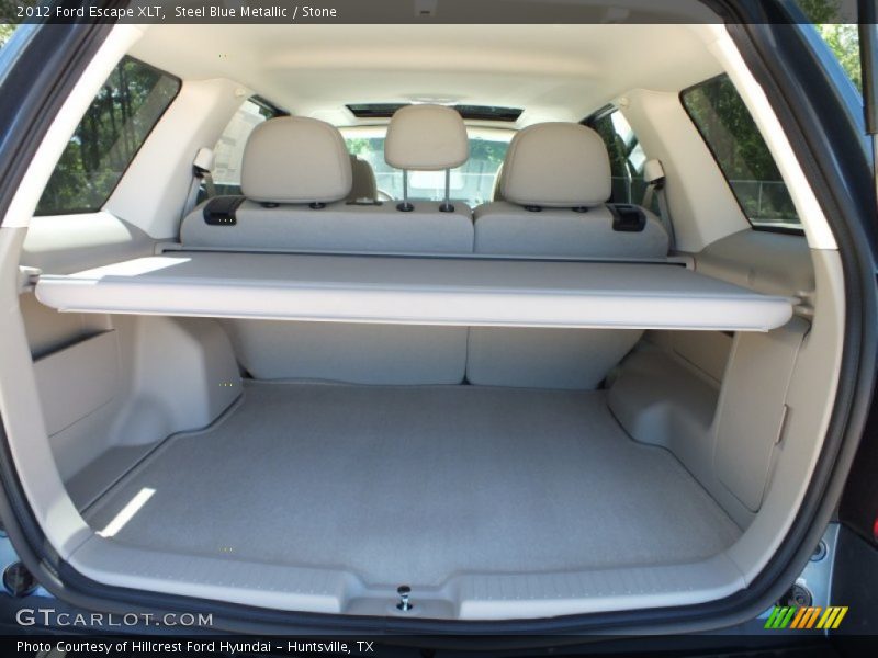 Steel Blue Metallic / Stone 2012 Ford Escape XLT