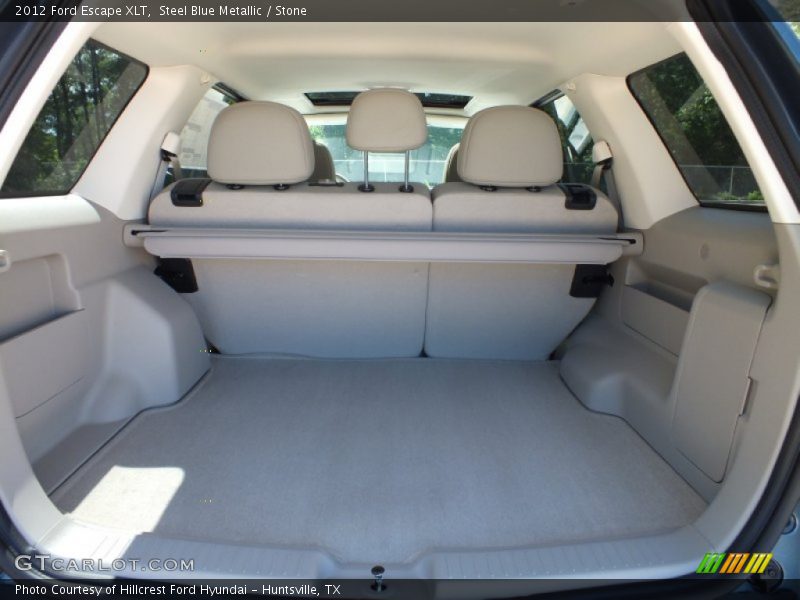 Steel Blue Metallic / Stone 2012 Ford Escape XLT