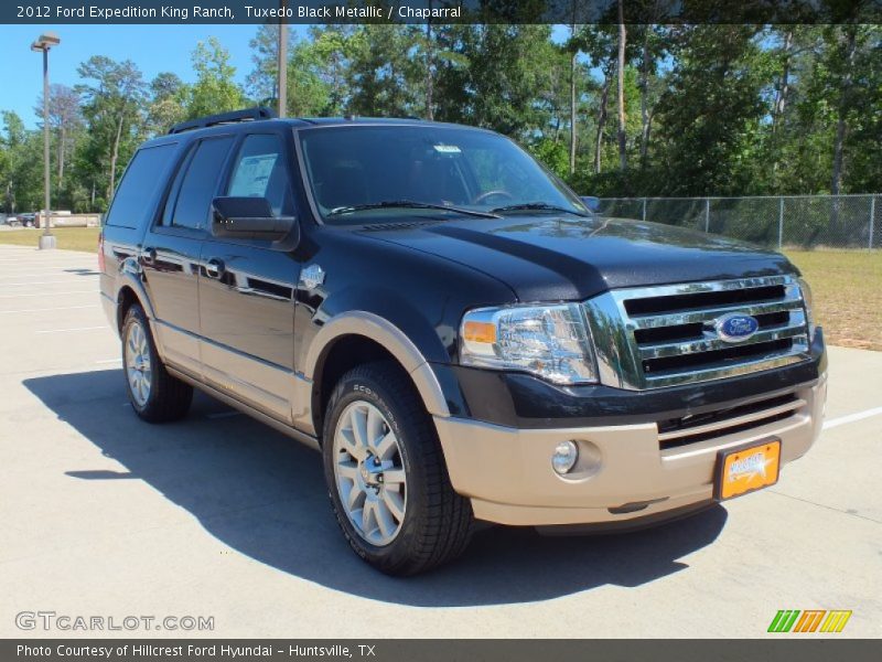 Tuxedo Black Metallic / Chaparral 2012 Ford Expedition King Ranch