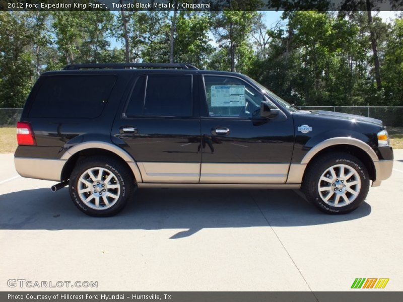 Tuxedo Black Metallic / Chaparral 2012 Ford Expedition King Ranch