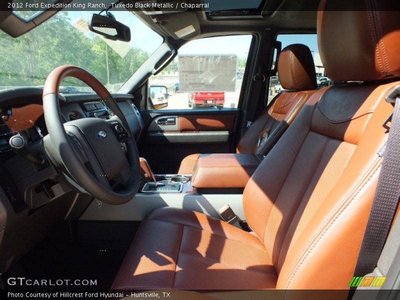 Tuxedo Black Metallic / Chaparral 2012 Ford Expedition King Ranch