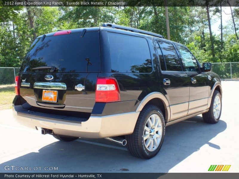 Tuxedo Black Metallic / Chaparral 2012 Ford Expedition King Ranch