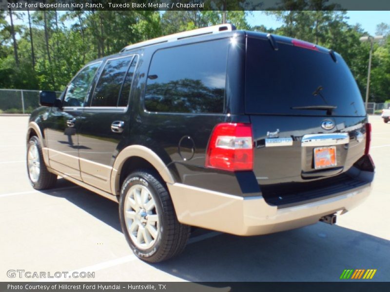 Tuxedo Black Metallic / Chaparral 2012 Ford Expedition King Ranch