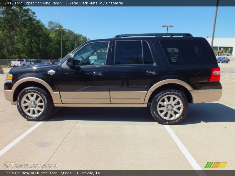 Tuxedo Black Metallic / Chaparral 2012 Ford Expedition King Ranch
