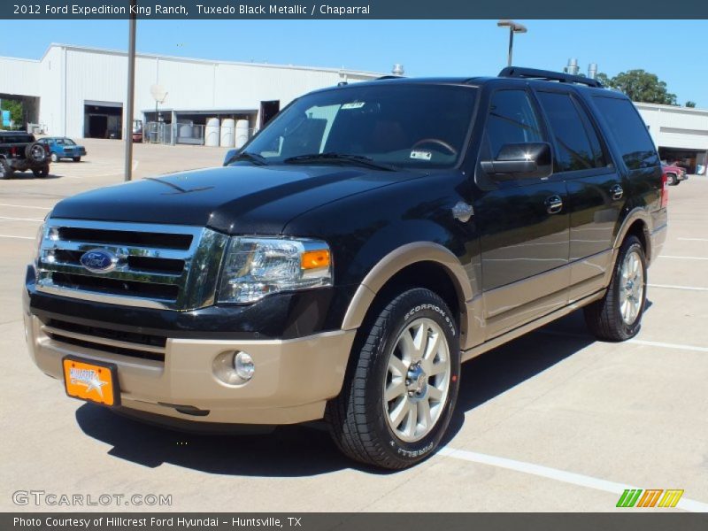 Tuxedo Black Metallic / Chaparral 2012 Ford Expedition King Ranch