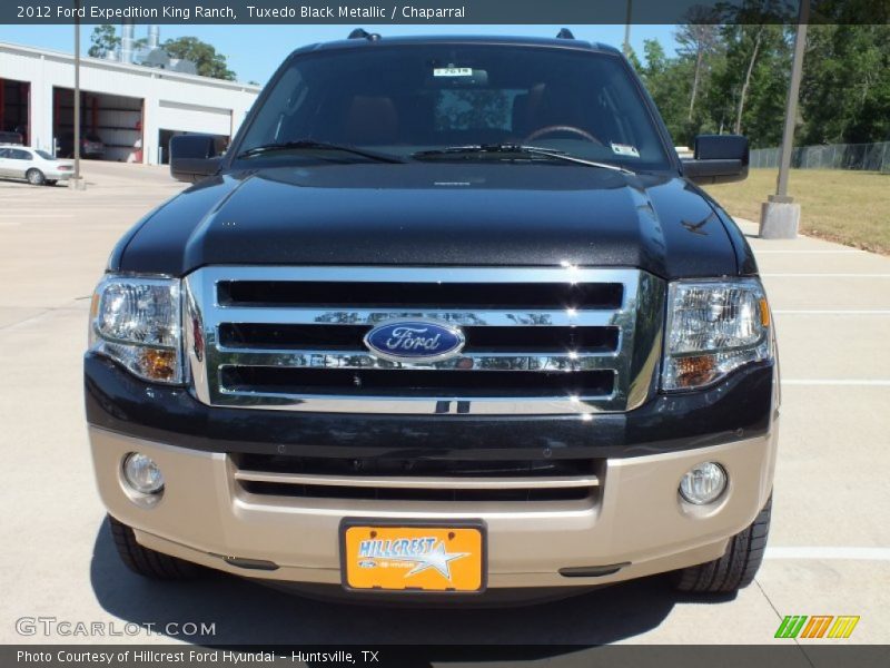 Tuxedo Black Metallic / Chaparral 2012 Ford Expedition King Ranch