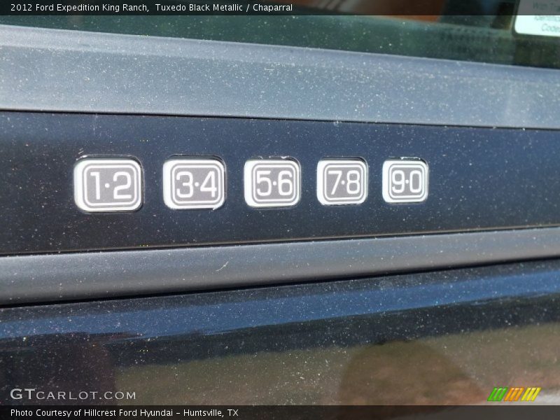 Tuxedo Black Metallic / Chaparral 2012 Ford Expedition King Ranch