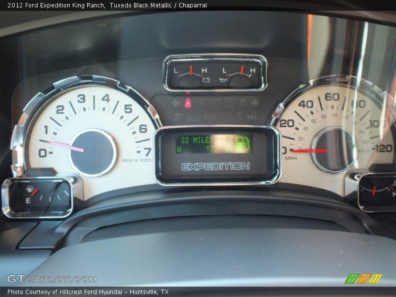 Tuxedo Black Metallic / Chaparral 2012 Ford Expedition King Ranch