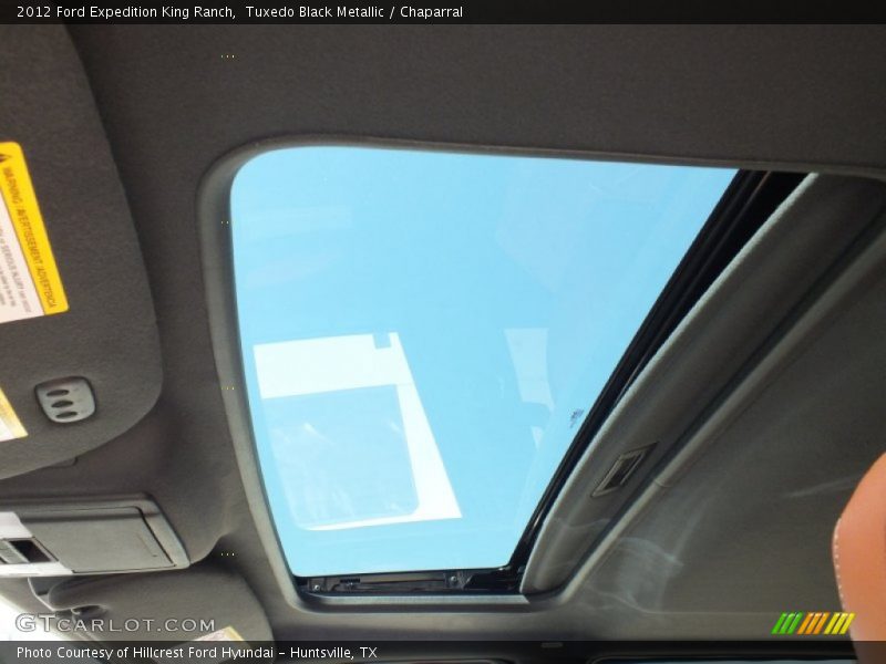 Tuxedo Black Metallic / Chaparral 2012 Ford Expedition King Ranch