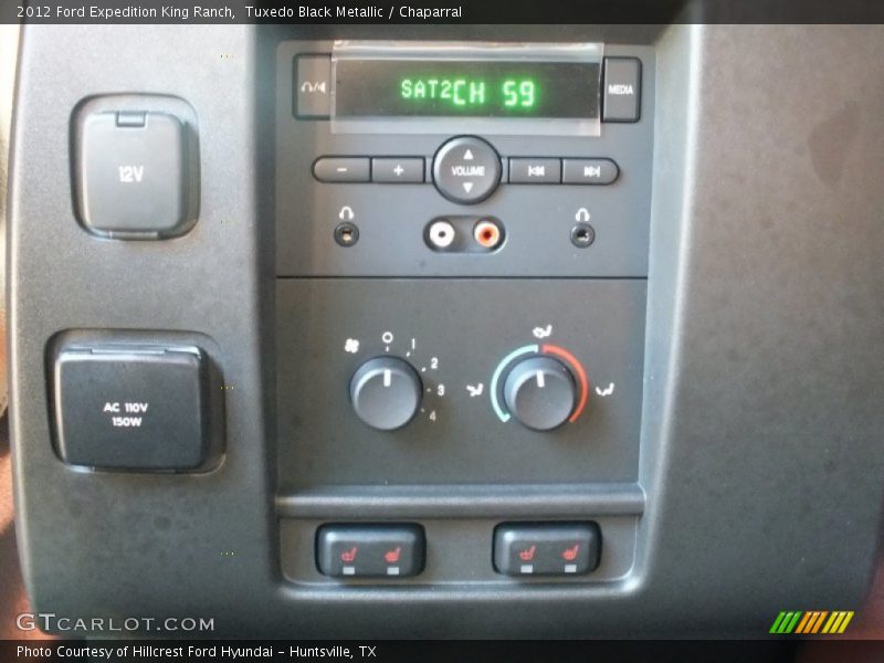 Tuxedo Black Metallic / Chaparral 2012 Ford Expedition King Ranch