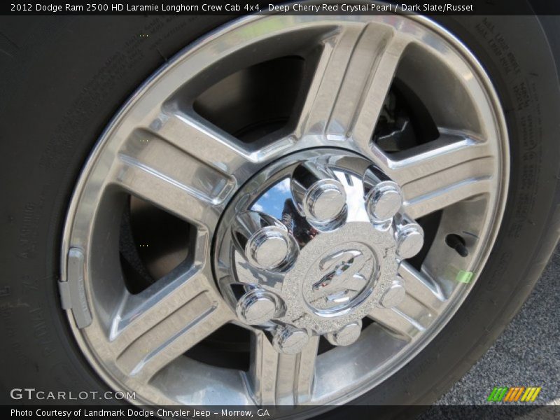 Deep Cherry Red Crystal Pearl / Dark Slate/Russet 2012 Dodge Ram 2500 HD Laramie Longhorn Crew Cab 4x4