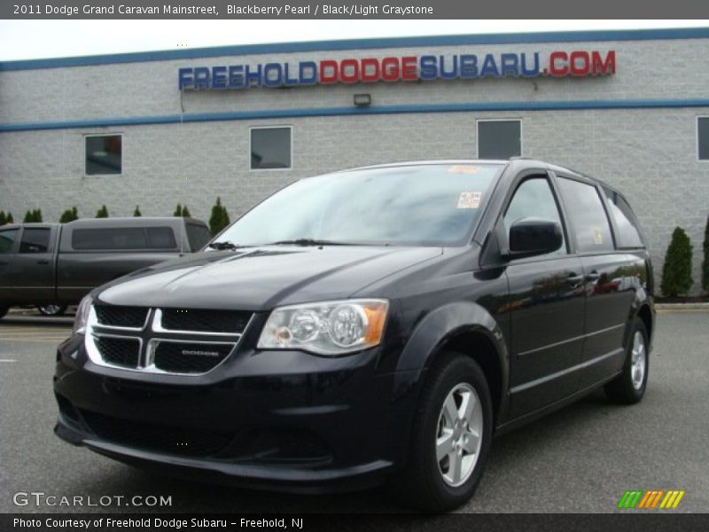 Blackberry Pearl / Black/Light Graystone 2011 Dodge Grand Caravan Mainstreet