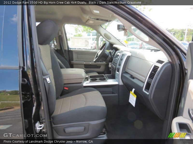 Black / Dark Slate/Medium Graystone 2012 Dodge Ram 3500 HD Big Horn Crew Cab 4x4 Dually