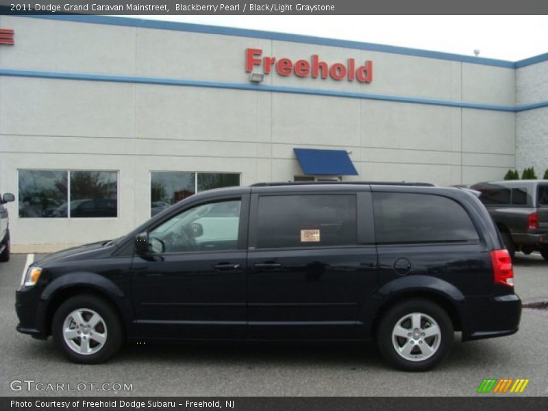 Blackberry Pearl / Black/Light Graystone 2011 Dodge Grand Caravan Mainstreet