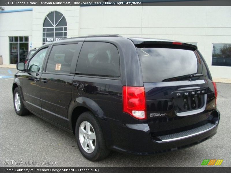 Blackberry Pearl / Black/Light Graystone 2011 Dodge Grand Caravan Mainstreet