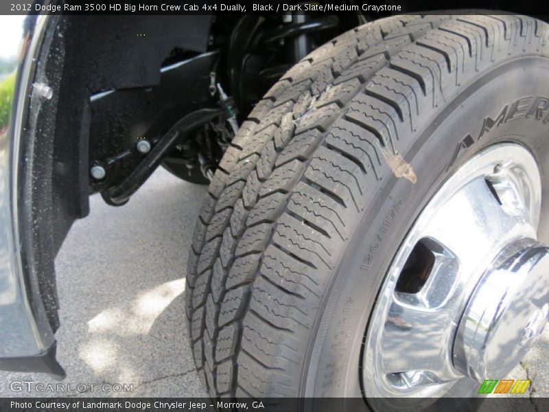 Black / Dark Slate/Medium Graystone 2012 Dodge Ram 3500 HD Big Horn Crew Cab 4x4 Dually