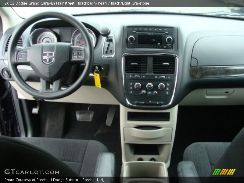 Blackberry Pearl / Black/Light Graystone 2011 Dodge Grand Caravan Mainstreet