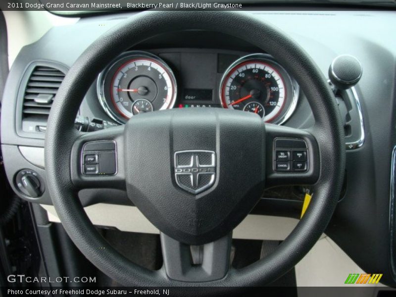 Blackberry Pearl / Black/Light Graystone 2011 Dodge Grand Caravan Mainstreet