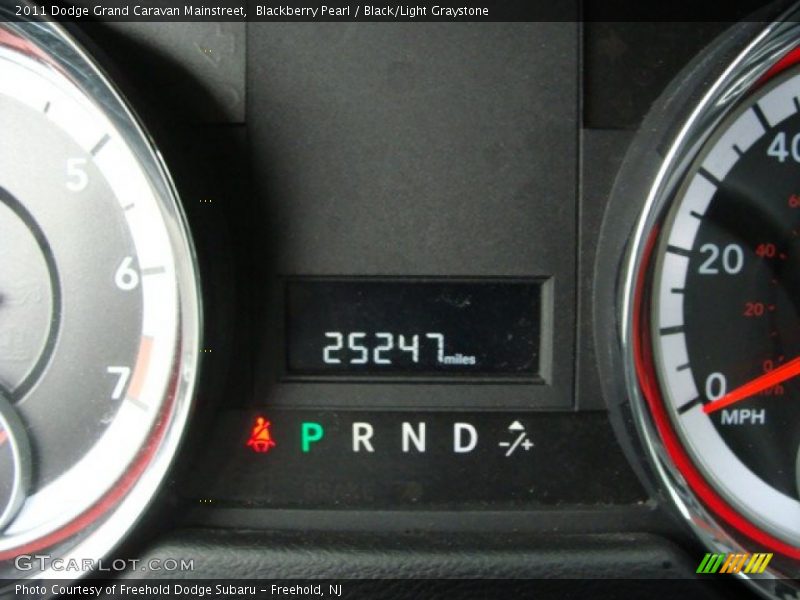 Blackberry Pearl / Black/Light Graystone 2011 Dodge Grand Caravan Mainstreet