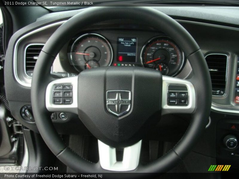 Tungsten Metallic / Black 2011 Dodge Charger SE
