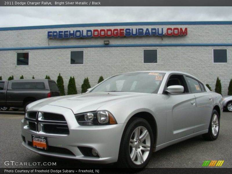 Bright Silver Metallic / Black 2011 Dodge Charger Rallye