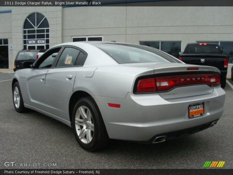 Bright Silver Metallic / Black 2011 Dodge Charger Rallye