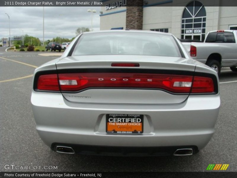 Bright Silver Metallic / Black 2011 Dodge Charger Rallye