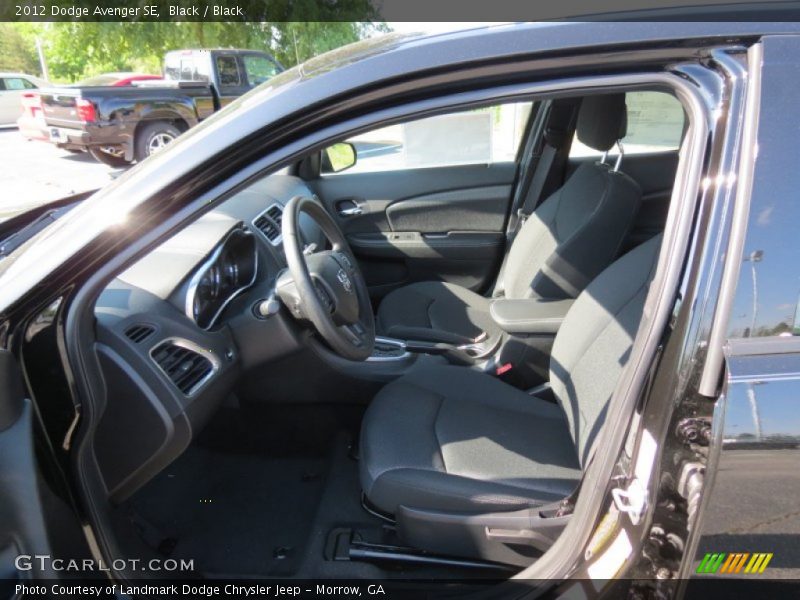 Black / Black 2012 Dodge Avenger SE