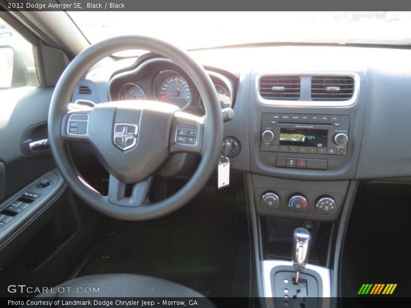 Black / Black 2012 Dodge Avenger SE