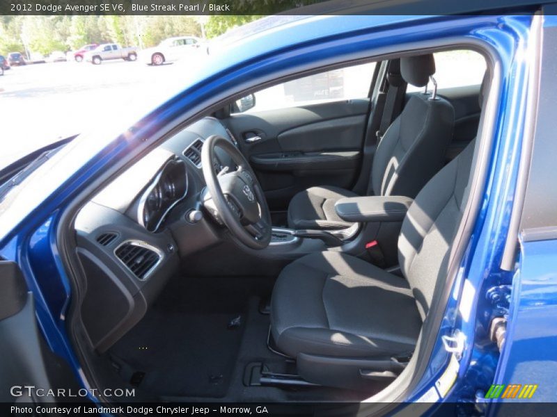 Front Seat of 2012 Avenger SE V6