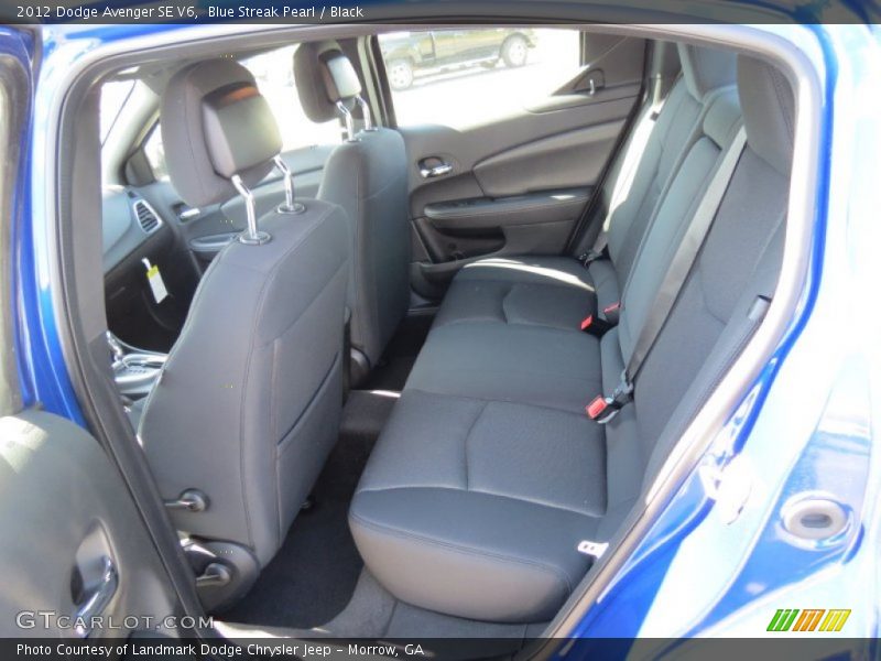 Rear Seat of 2012 Avenger SE V6