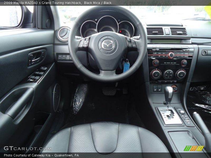Black Mica / Black 2009 Mazda MAZDA3 s Grand Touring Hatchback
