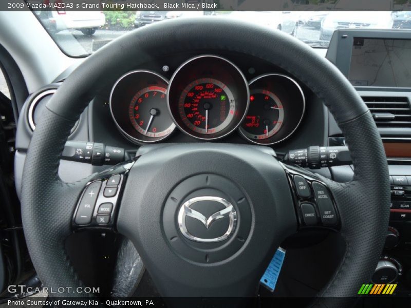 Black Mica / Black 2009 Mazda MAZDA3 s Grand Touring Hatchback