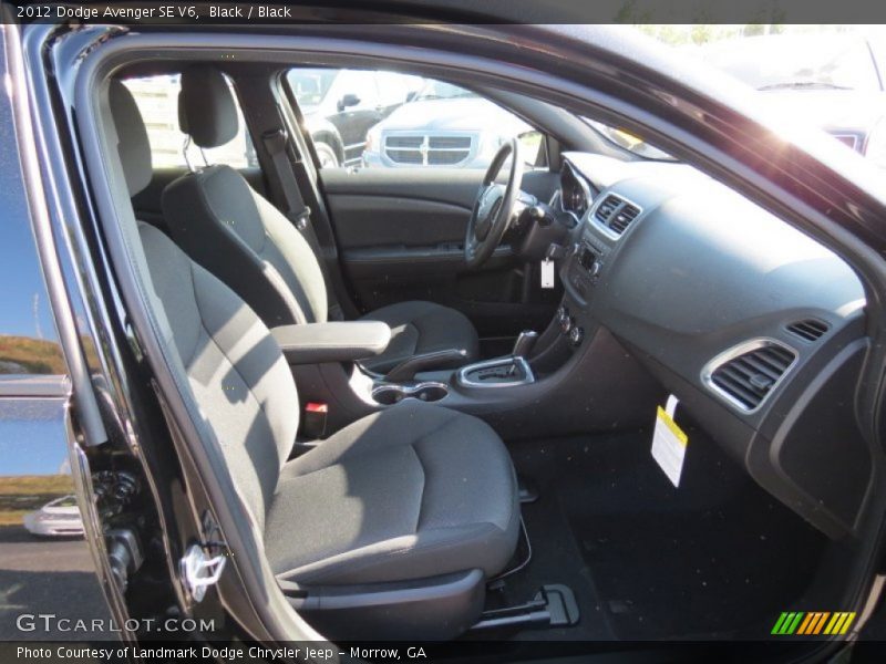Black / Black 2012 Dodge Avenger SE V6
