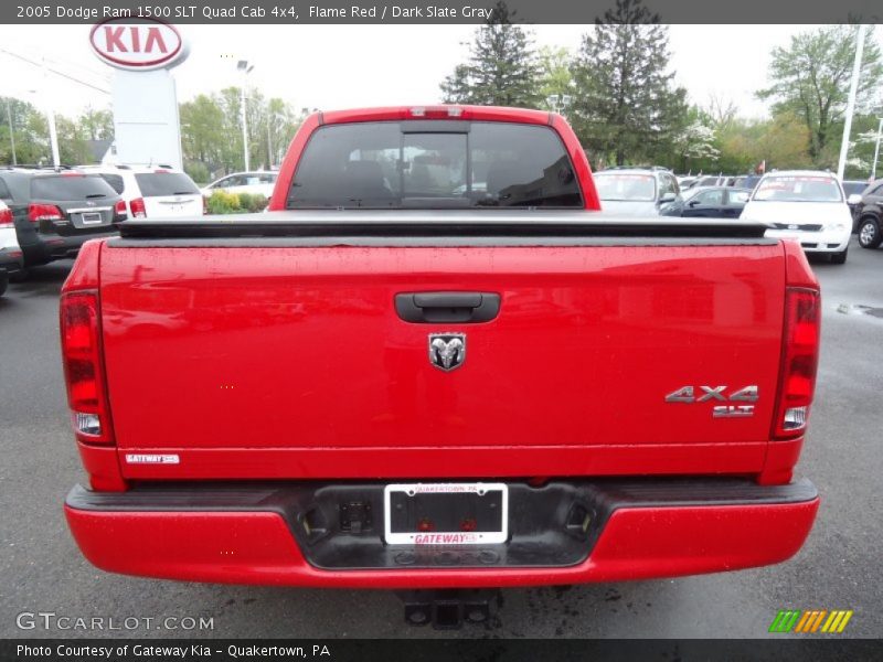 Flame Red / Dark Slate Gray 2005 Dodge Ram 1500 SLT Quad Cab 4x4