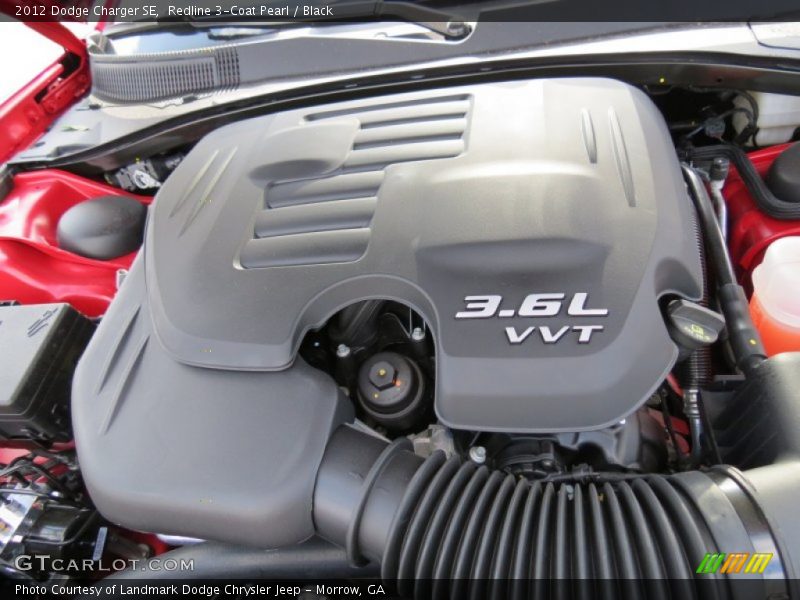 Redline 3-Coat Pearl / Black 2012 Dodge Charger SE