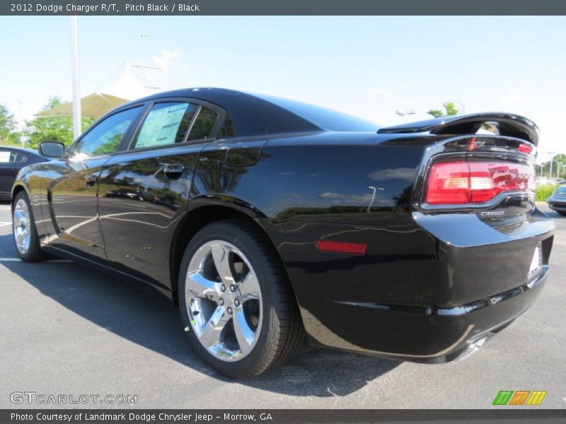 Pitch Black / Black 2012 Dodge Charger R/T