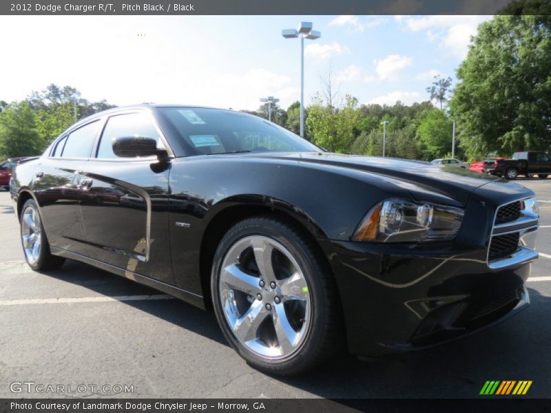Pitch Black / Black 2012 Dodge Charger R/T