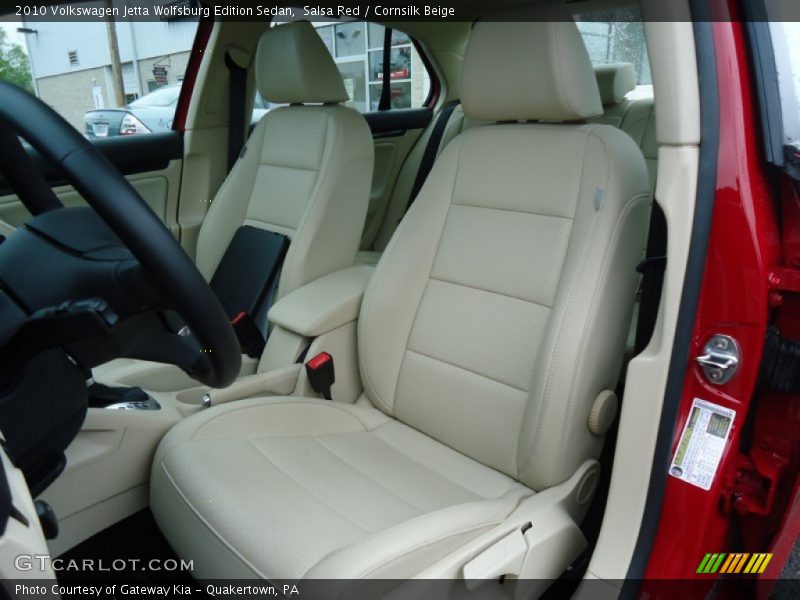 Salsa Red / Cornsilk Beige 2010 Volkswagen Jetta Wolfsburg Edition Sedan