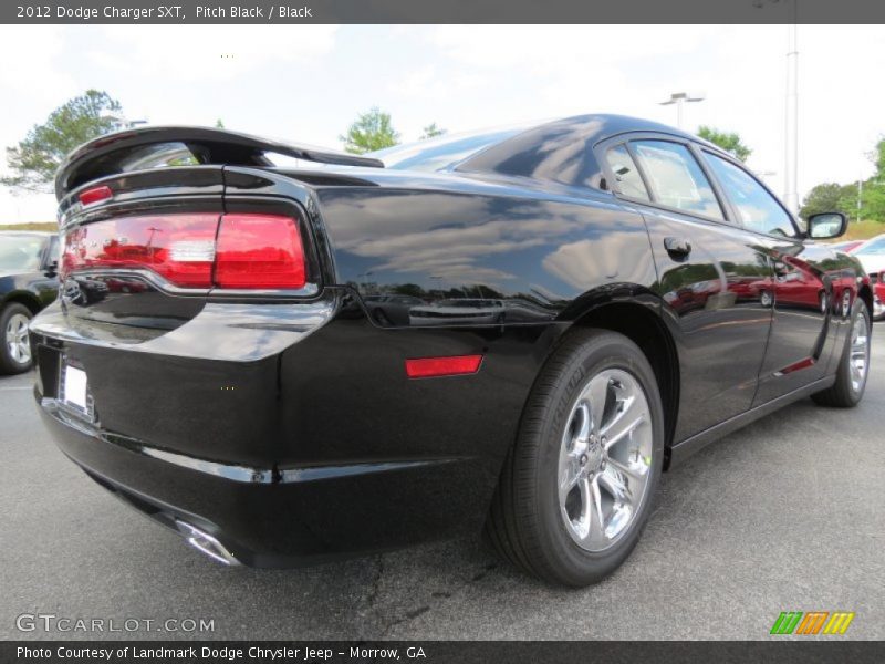 Pitch Black / Black 2012 Dodge Charger SXT