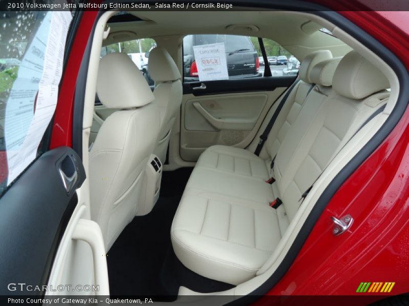 Salsa Red / Cornsilk Beige 2010 Volkswagen Jetta Wolfsburg Edition Sedan