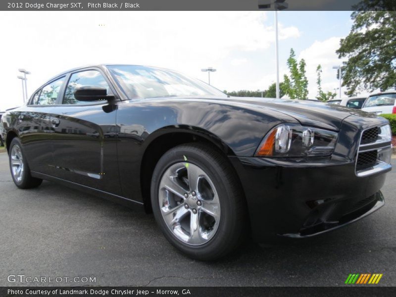 Pitch Black / Black 2012 Dodge Charger SXT