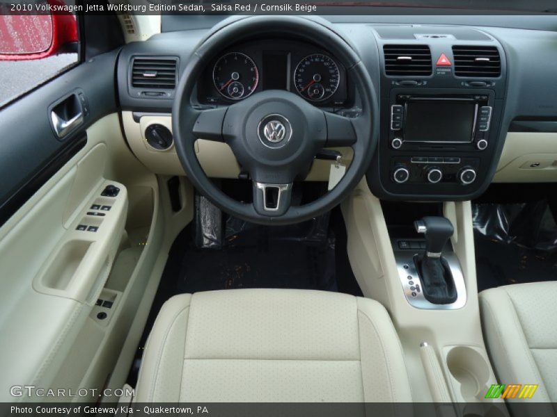Salsa Red / Cornsilk Beige 2010 Volkswagen Jetta Wolfsburg Edition Sedan