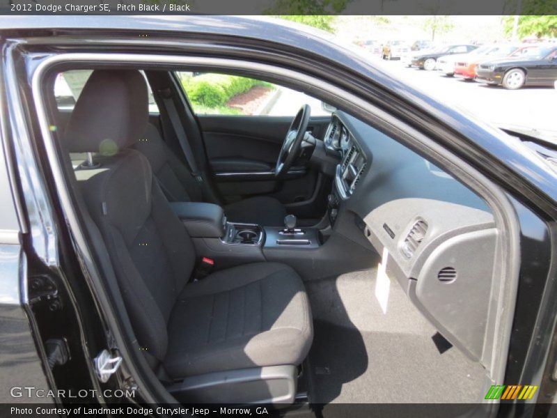 Pitch Black / Black 2012 Dodge Charger SE