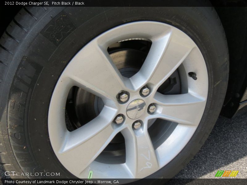 Pitch Black / Black 2012 Dodge Charger SE