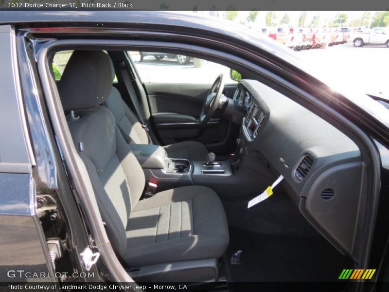 Pitch Black / Black 2012 Dodge Charger SE