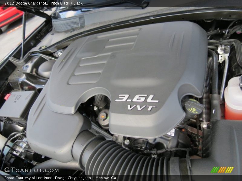 Pitch Black / Black 2012 Dodge Charger SE