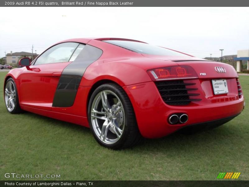 Brilliant Red / Fine Nappa Black Leather 2009 Audi R8 4.2 FSI quattro